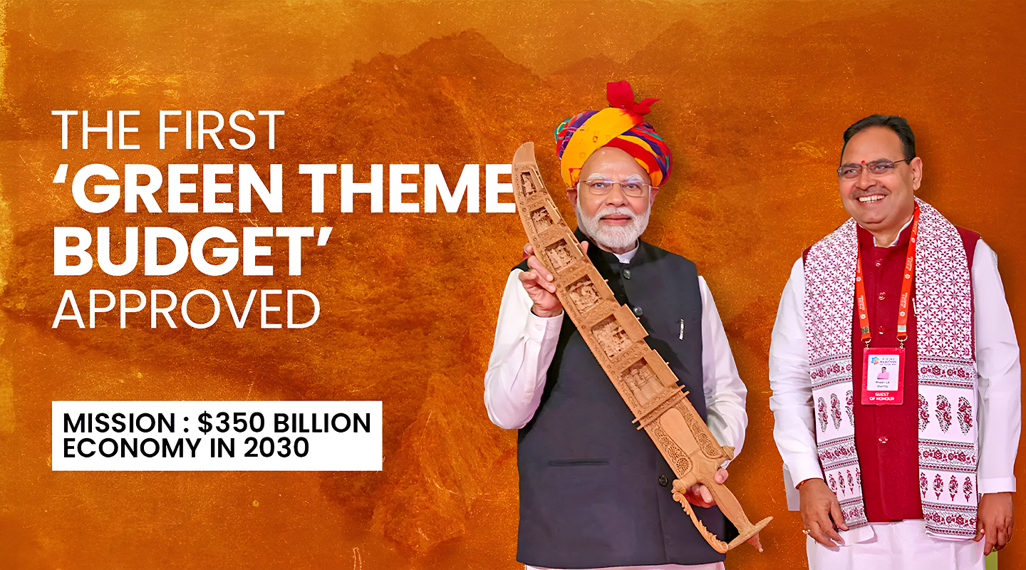 Chief Minister Shri Bhajan Lal Sharma during a public event